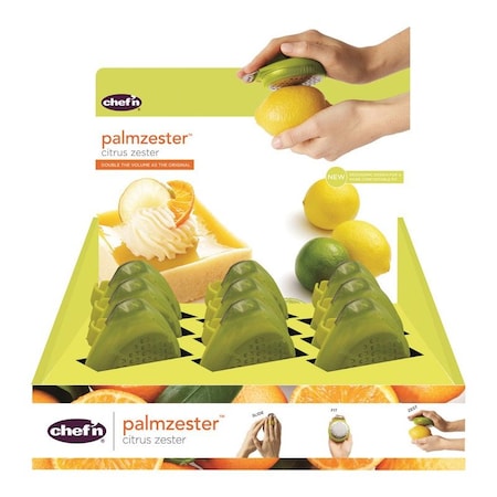 Chef N Chef'n Palmzester Green Plastic Citrus Zester 102-215-004